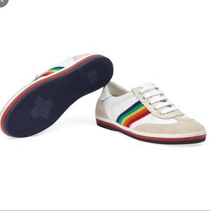 💯Auth Kids Gucci Rainbow Sneakers Sz. 27 ( US 10)